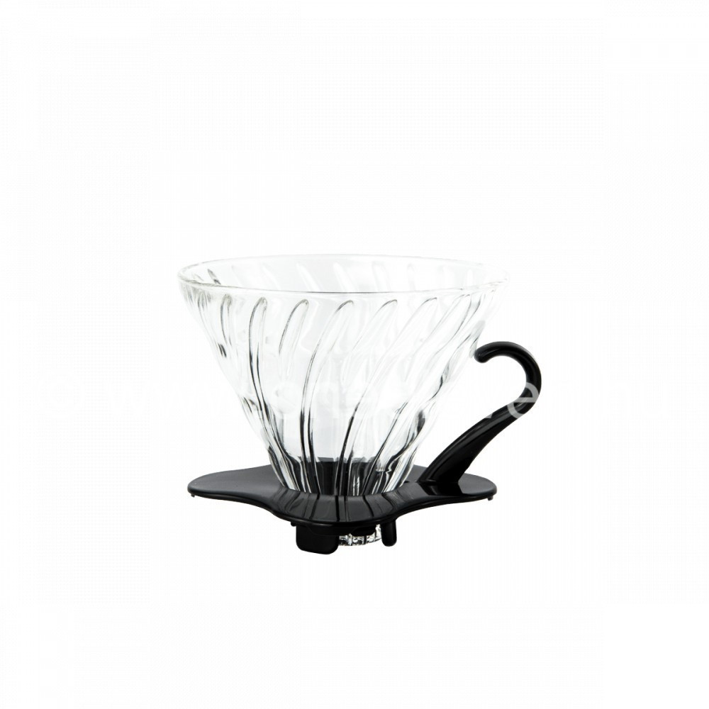 Hario V60 Coffee Dripper Glass 02 Black